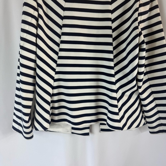 Chicos Blazer Jacket Women's
Blue White Striped Nautical
Sailor Beach - Picture 7 of 12
